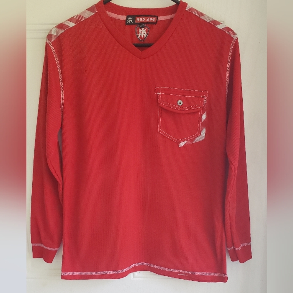 RED APE boy's long sleeve thermal shirt